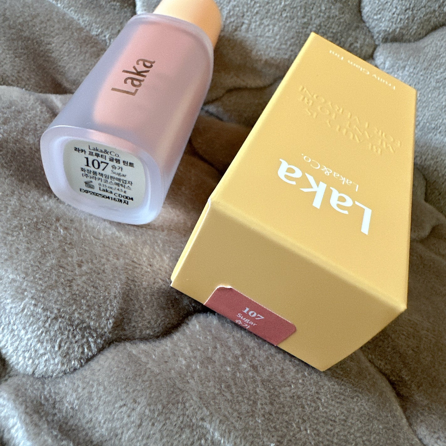 フルーティーグラムティント/Laka/リップティントを使ったクチコミ(2枚目)