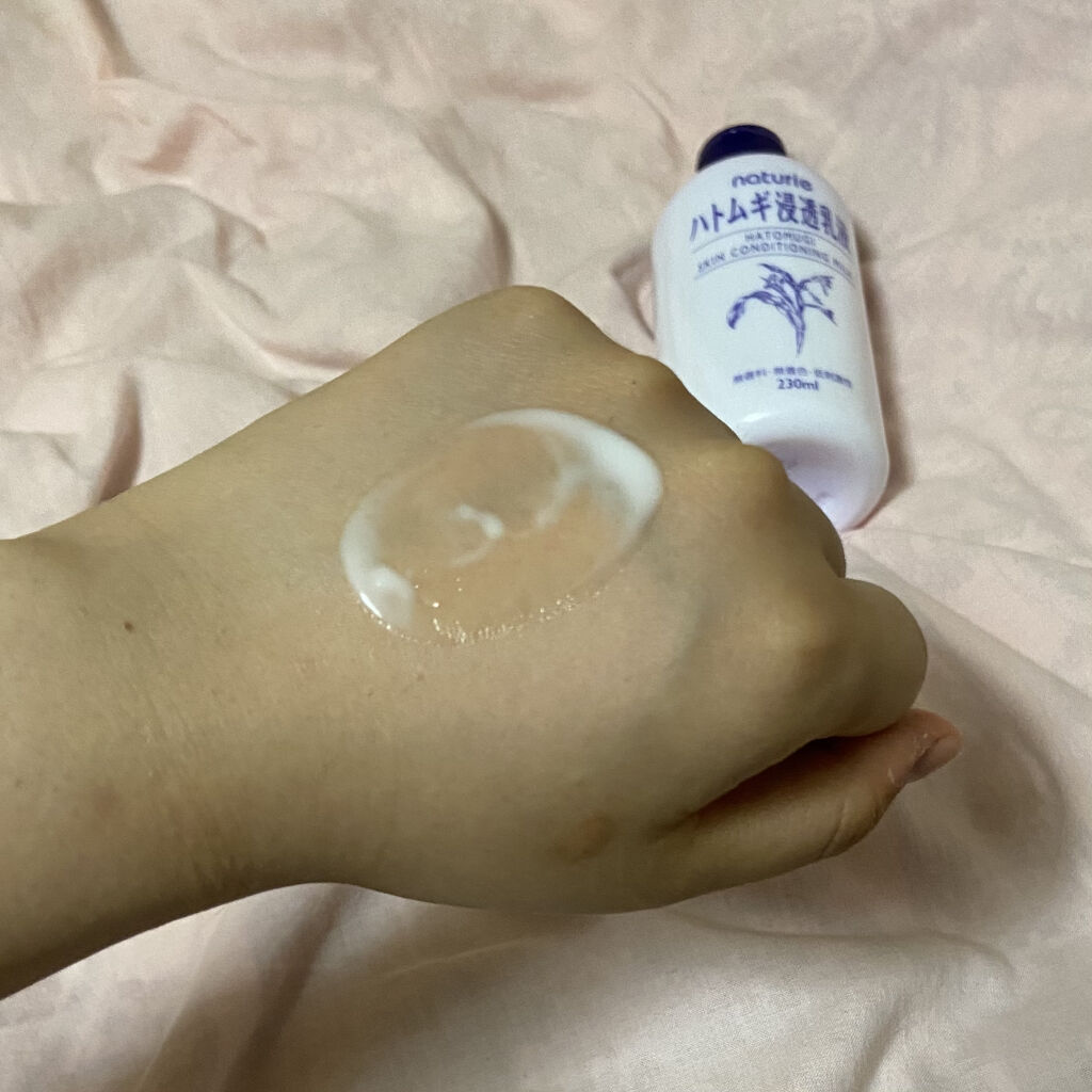 ハトムギ浸透乳液(ナチュリエ スキンコンディショニングミルク)/ナチュリエ/乳液を使ったクチコミ（3枚目）