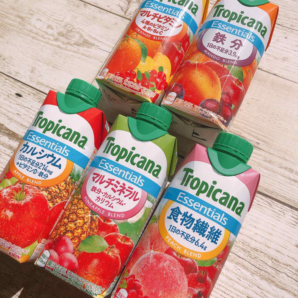 トロピカーナ エッセンシャルズ/トロピカーナ/スムージーを使ったクチコミ（2枚目）