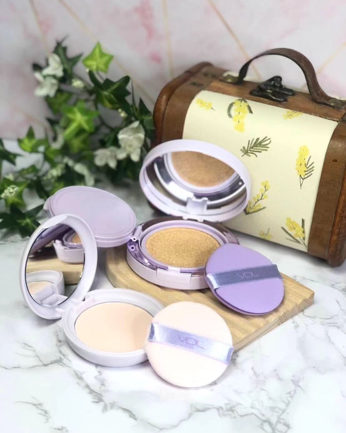 パーフェクティング シルキーフィット カバー クッション ファンデーション V02　明るいベージュオークル/VDL/クッションファンデーションを使ったクチコミ（3枚目）