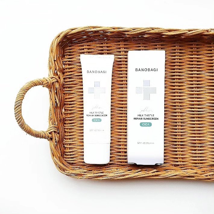 ミルクシスルリペアシカサンスクリーンプラス/BANOBAGI/日焼け止めミルクを使ったクチコミ（1枚目）