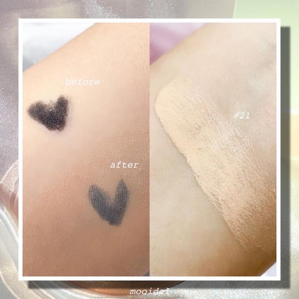 ピンクティーツリーカバークッション/APLIN/クッションファンデーションを使ったクチコミ(4枚目)