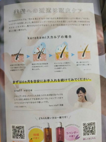 kurokamiスカルプ/haru/市販シャンプーを使ったクチコミ(4枚目)