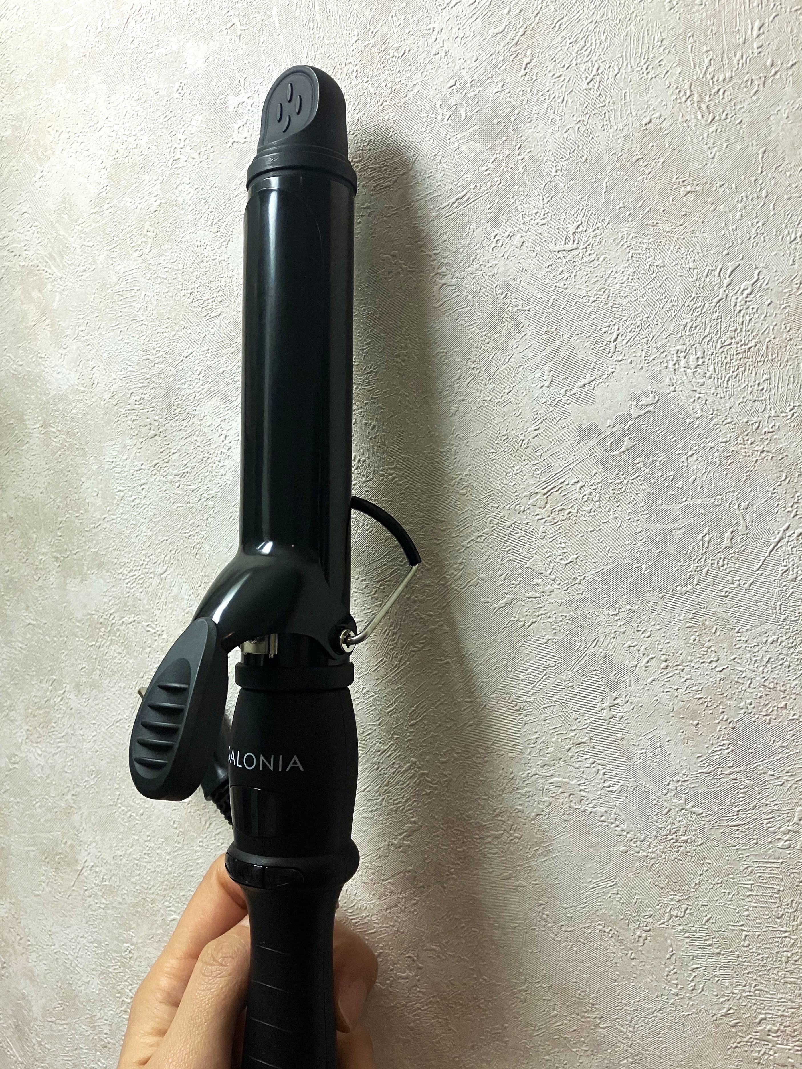 セラミックカール ヘアアイロン/SALONIA/カールアイロンを使ったクチコミ（1枚目）