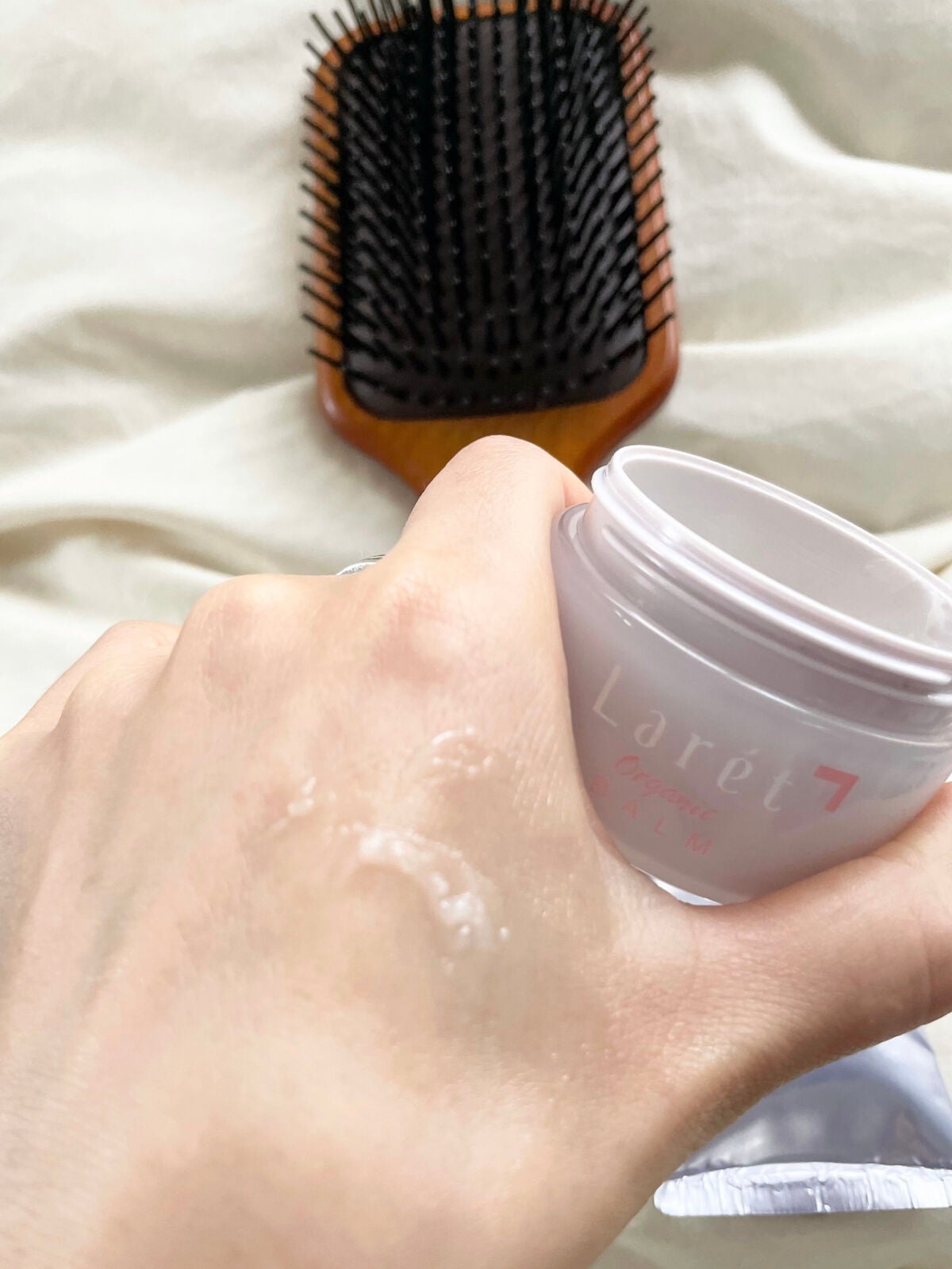 オーガニックバーム/Laret/ヘアバームを使ったクチコミ(3枚目)