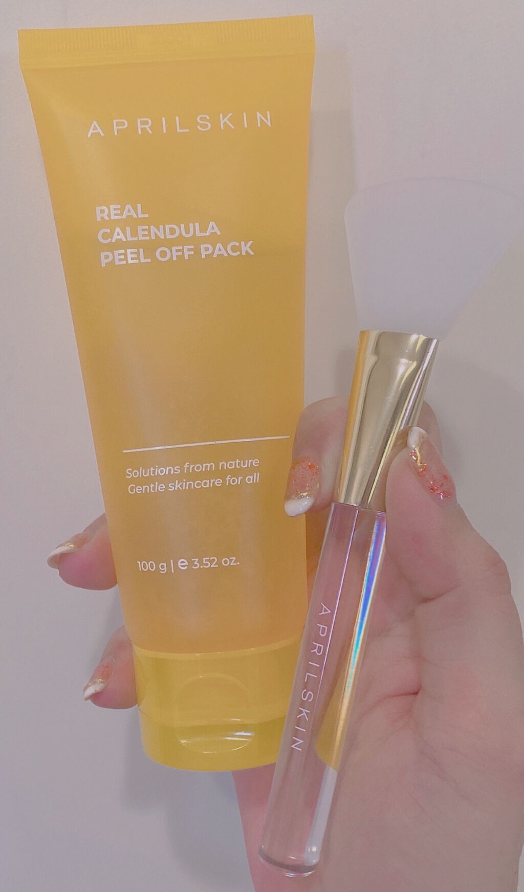 リアルカレンデュラピールオフパック/APRILSKIN/ピーリングを使ったクチコミ（2枚目）