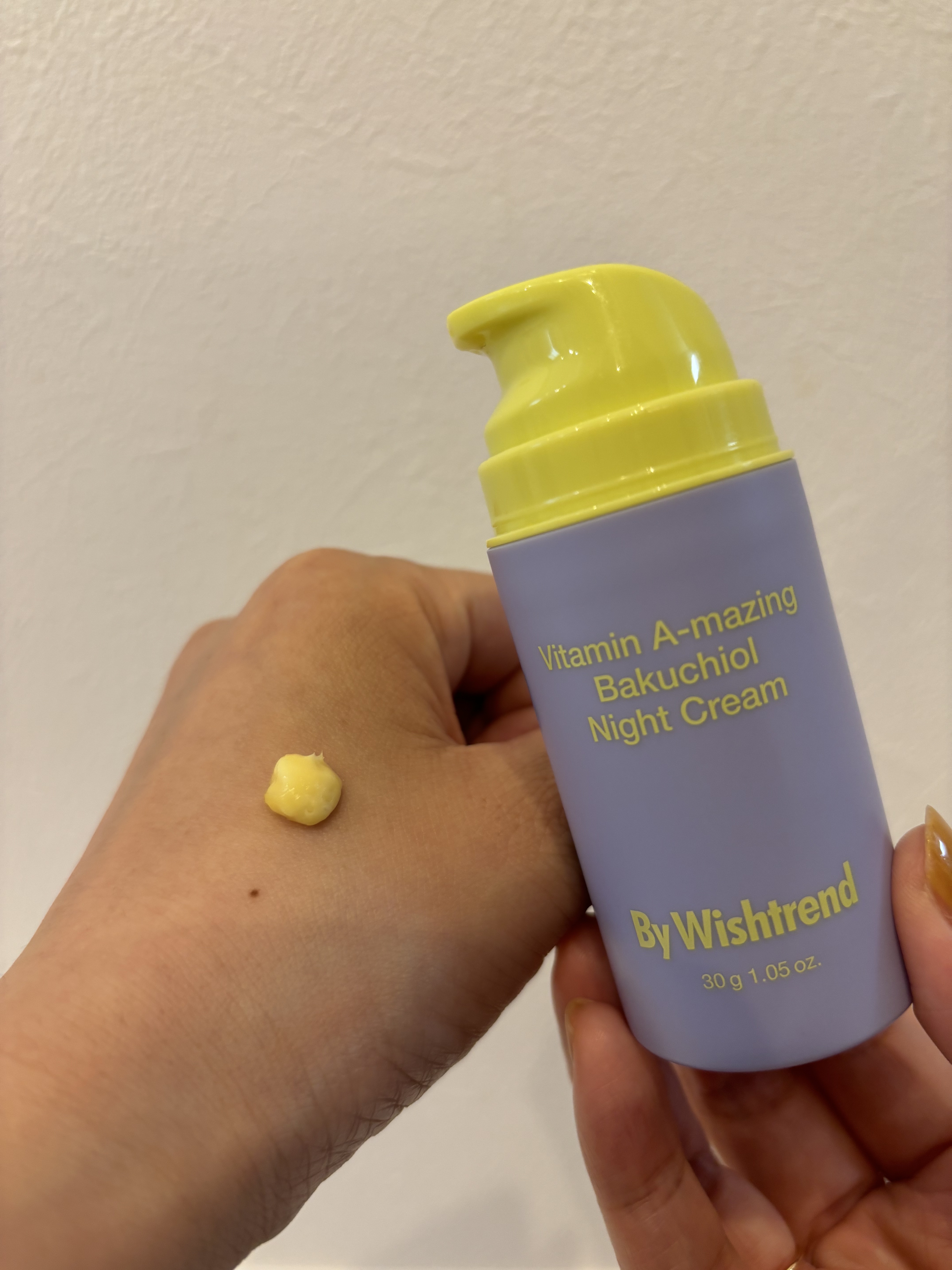 ビタミンA-mazingバクチオールナイトクリーム/By Wishtrend/フェイスクリームを使ったクチコミ（2枚目）