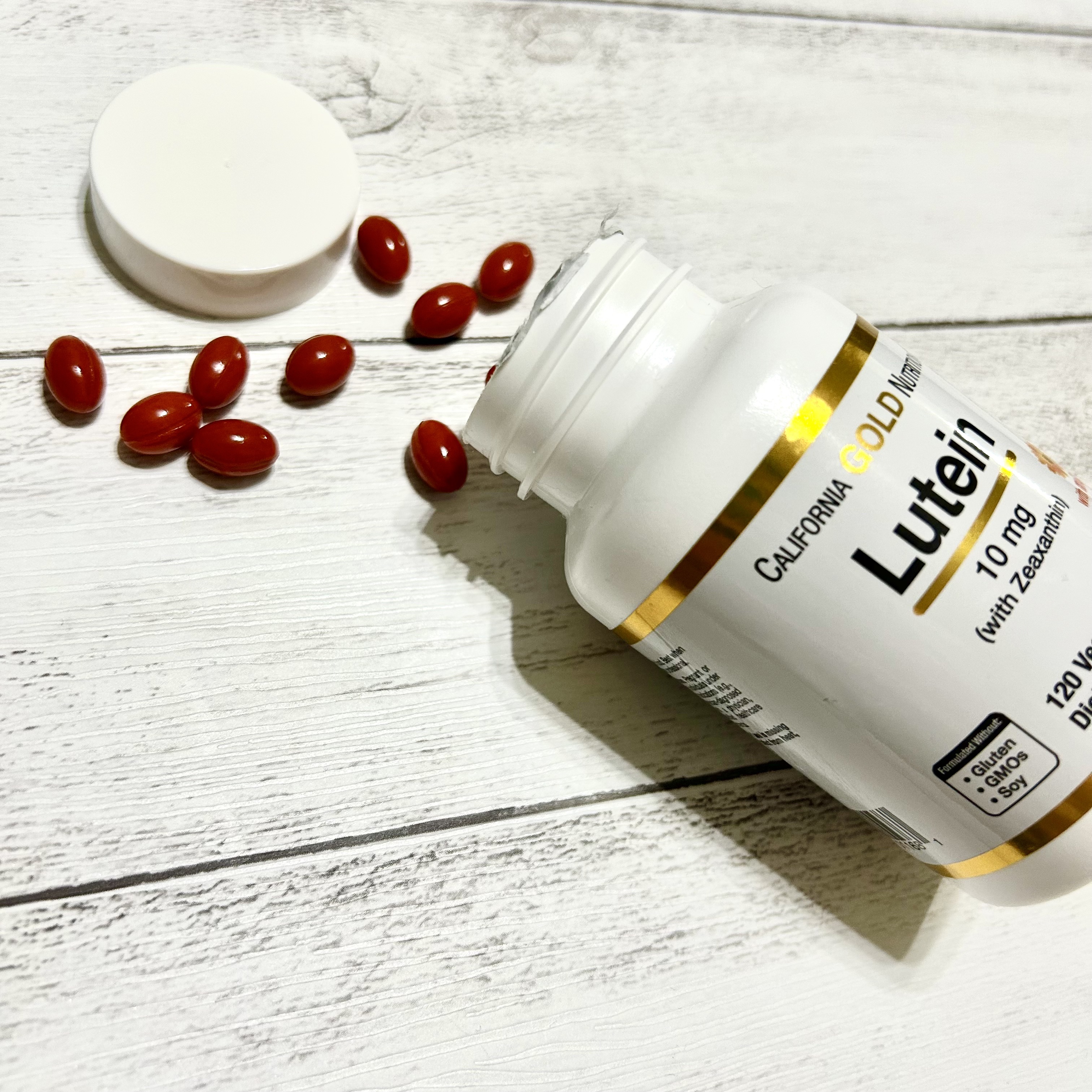 ゼアキサンチン入りルテイン 10mg/CALIFORNIA GOLD NUTRITION/健康サプリメントを使ったクチコミ（2枚目）