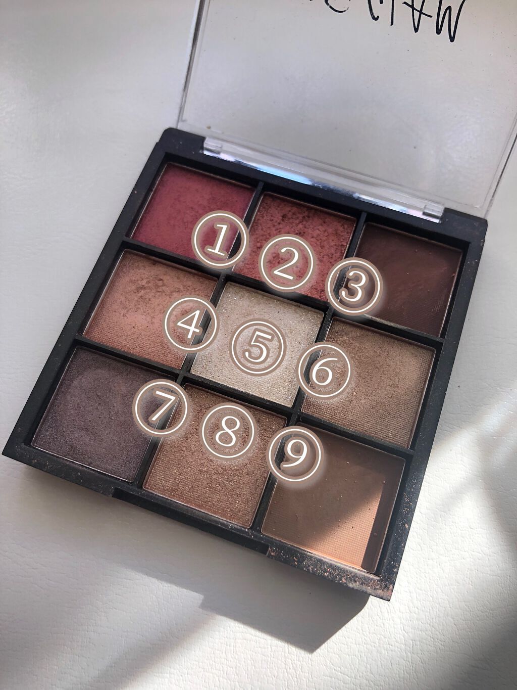 UR GLAM　BLOOMING EYE COLOR PALETTE/U R GLAM/アイシャドウパレットを使ったクチコミ（2枚目）