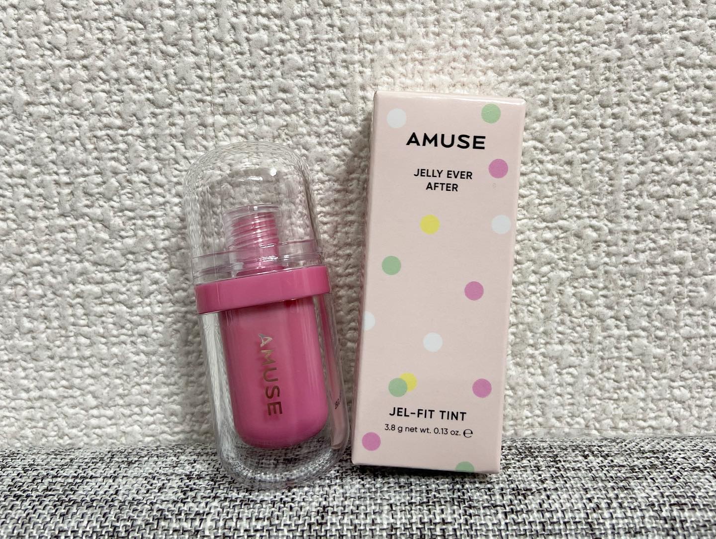 ジェルフィットティント/AMUSE/リップティントを使ったクチコミ（1枚目）