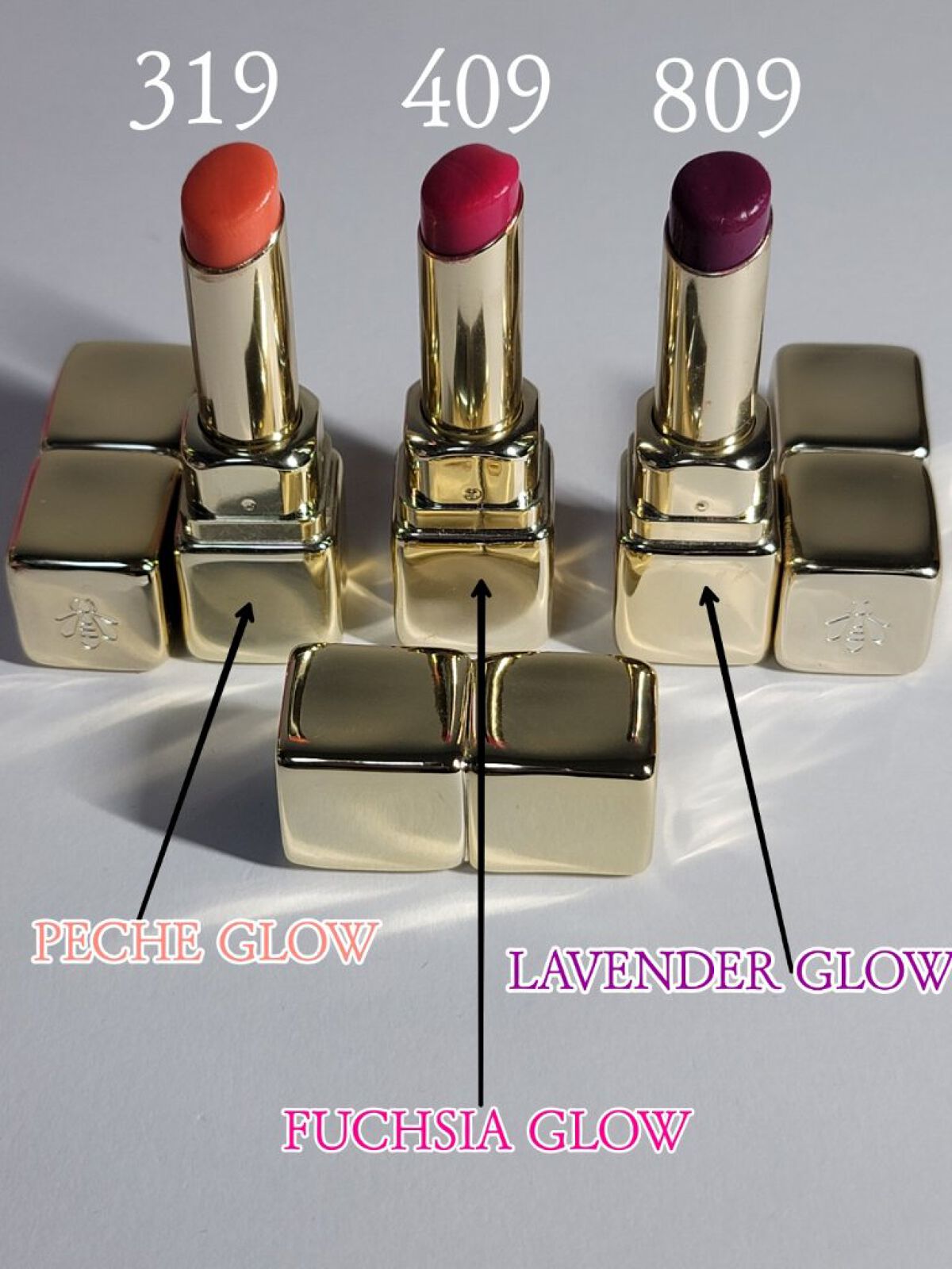 キスキス ビー グロウ 409 フューシャ グロウ/GUERLAIN/口紅を使ったクチコミ（2枚目）