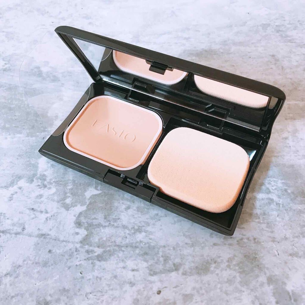 パワフルステイ モイスト ファンデーション/FASIO/パウダーファンデーションを使ったクチコミ（1枚目）