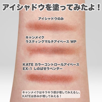 ラスティングマルチアイベース WP/キャンメイク/アイシャドウベースを使ったクチコミ(5枚目)