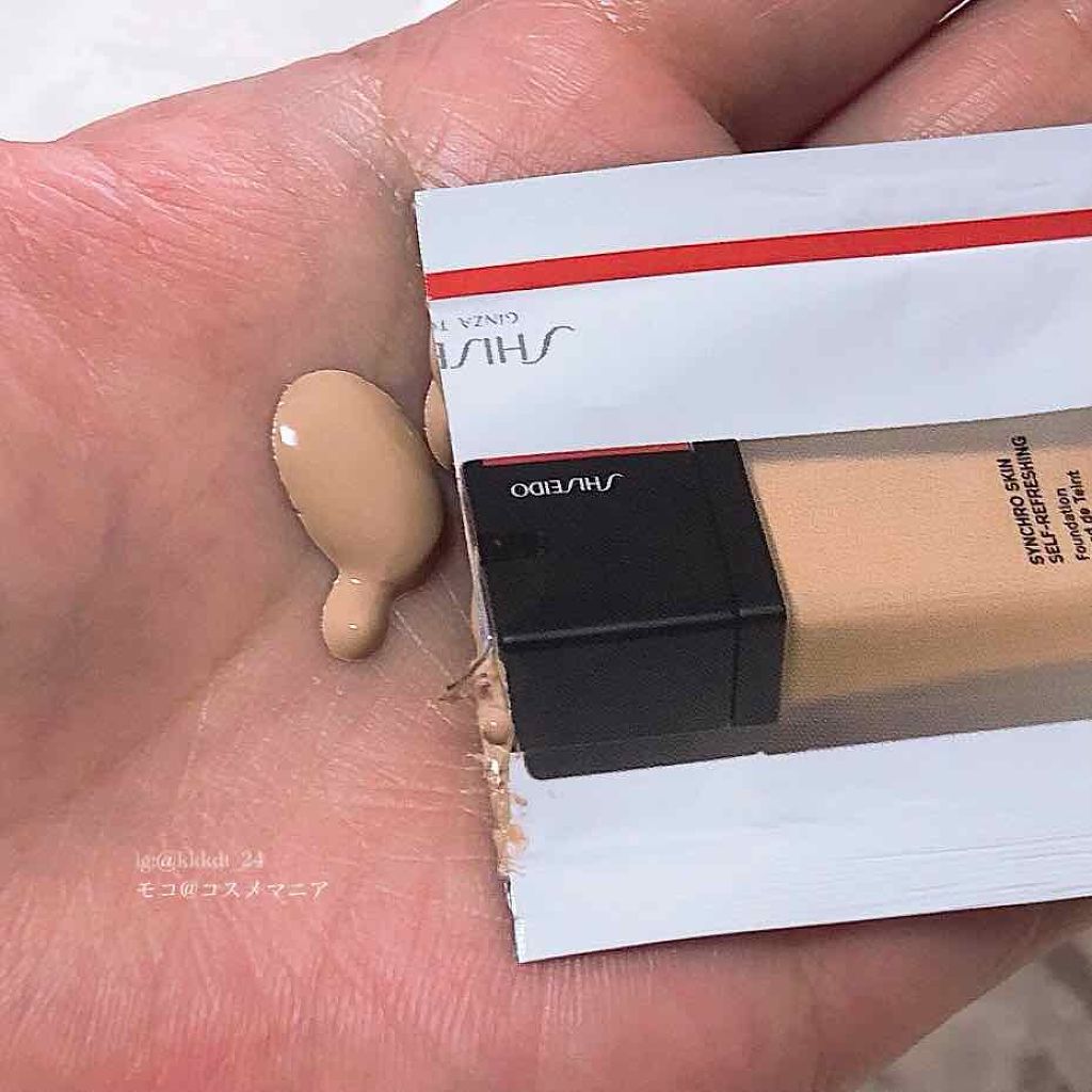 シンクロスキン セルフリフレッシング ファンデーション/SHISEIDO/リキッドファンデーションを使ったクチコミ(2枚目)
