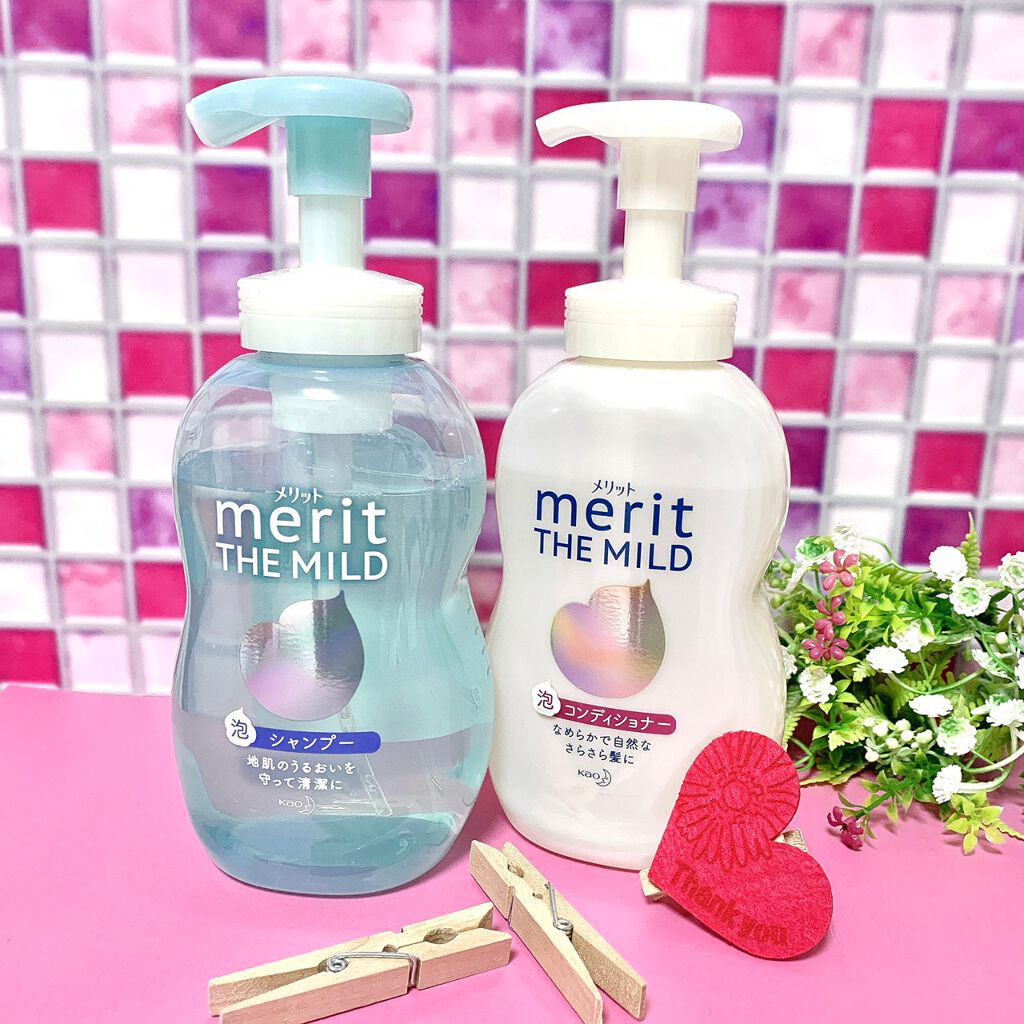 ザマイルド/メリット/市販シャンプーを使ったクチコミ(1枚目)