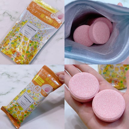 meshimase バスタブレット リフレッシュ&ジューシーなベルガモットの香り/meshimase/炭酸系入浴剤を使ったクチコミ(2枚目)