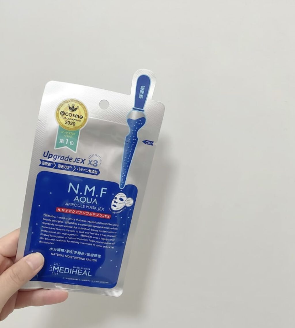 N.M.FアクアアンプルマスクJEX/MEDIHEAL/シートマスク・パックを使ったクチコミ（1枚目）