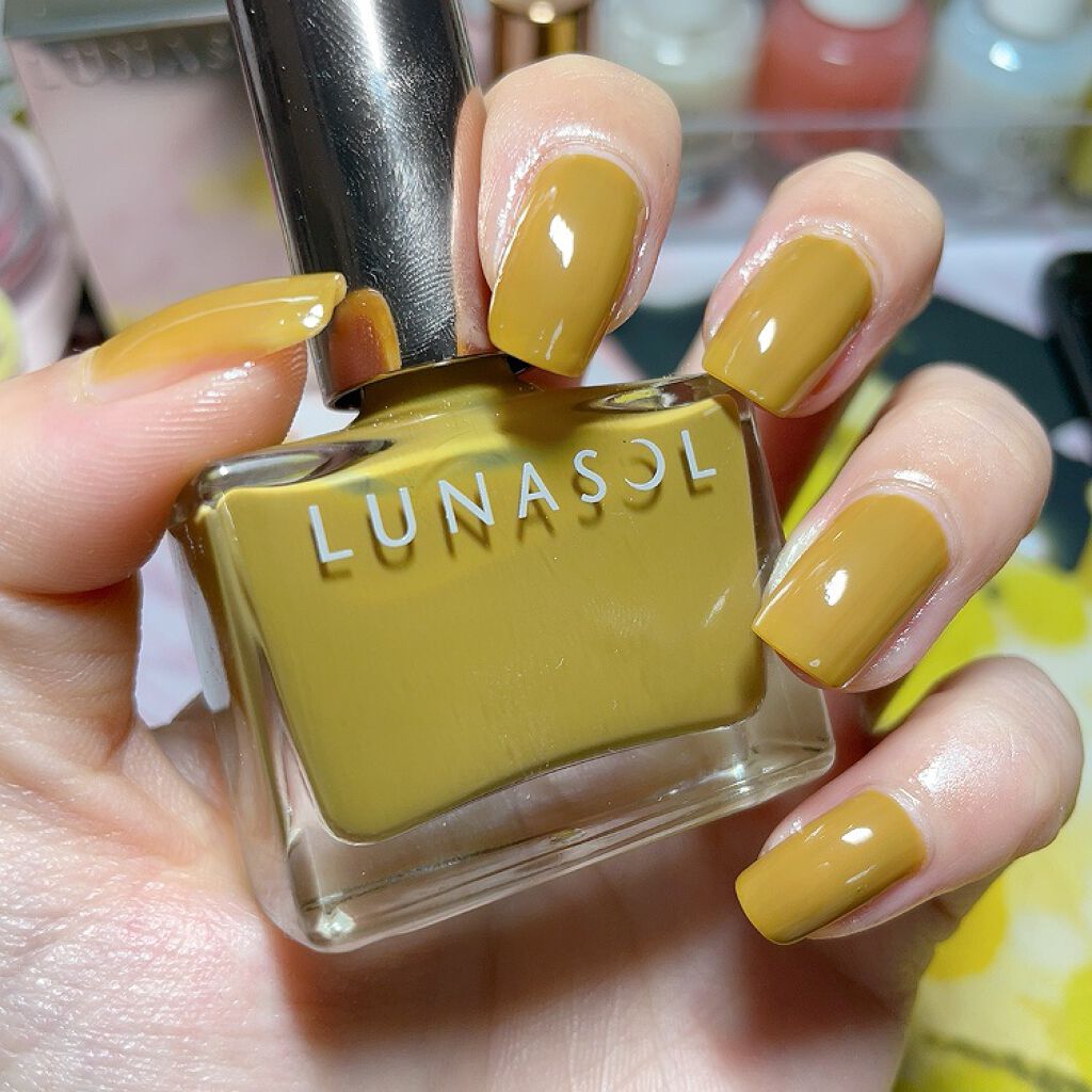 ルナソル ネイルポリッシュ EX22 Olive/LUNASOL/マニキュアを使ったクチコミ（2枚目）
