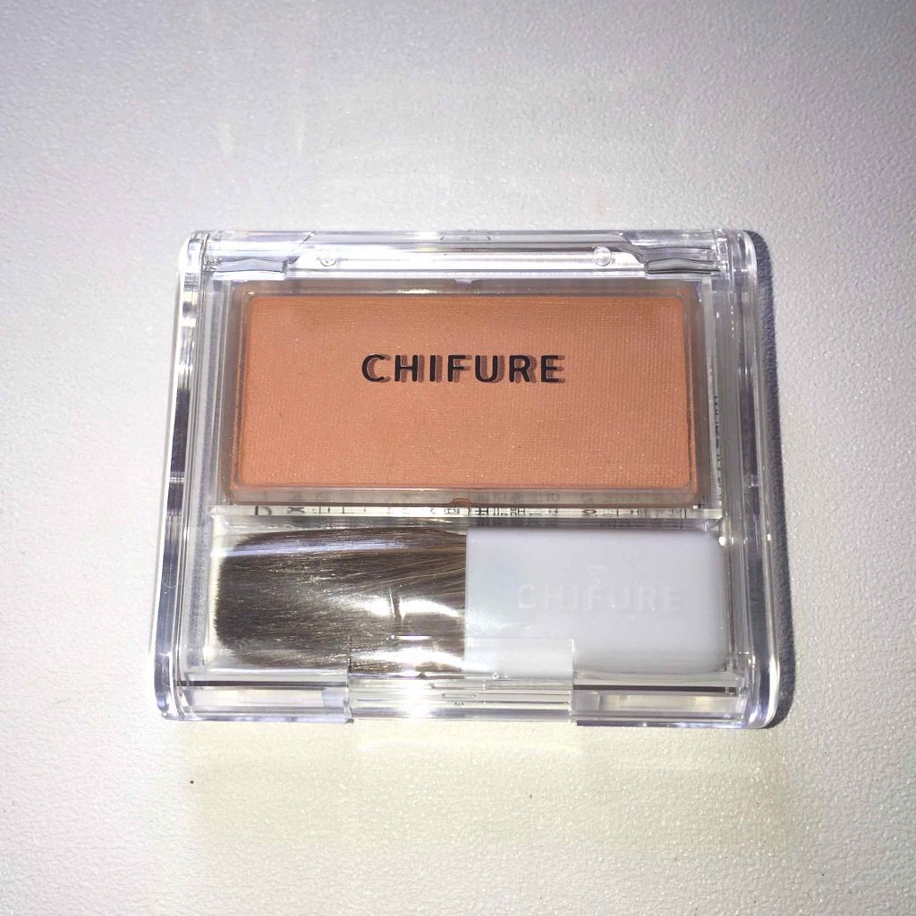 チーク カラー(ブラシ付)/ちふれ/パウダーチークを使ったクチコミ（1枚目）