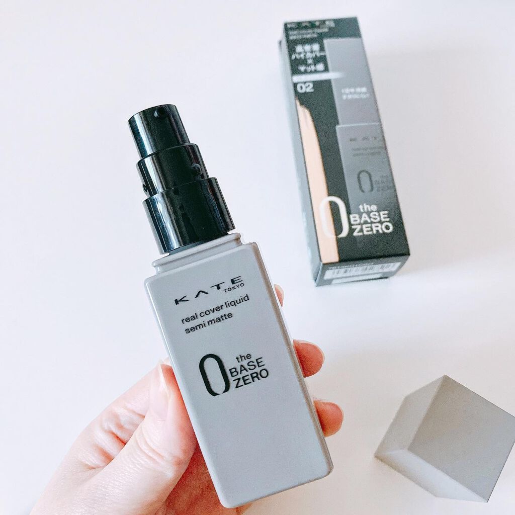 リアルカバーリキッド（セミマット）/KATE/リキッドファンデーションを使ったクチコミ（2枚目）