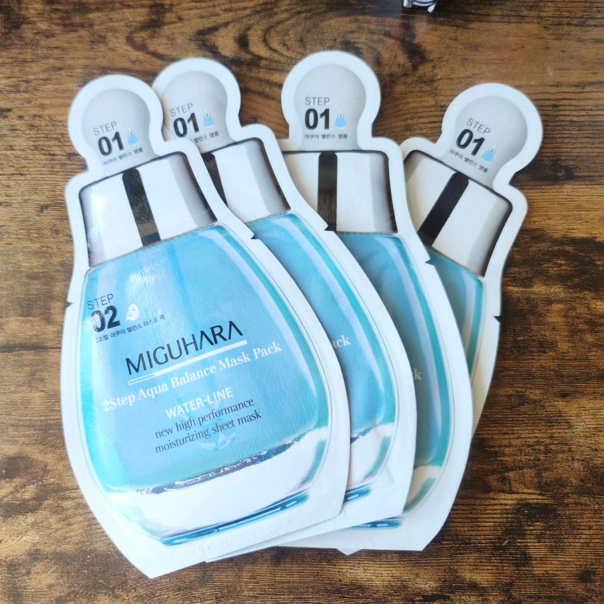 2Step Aqua Balance Mask Pack /MIGUHARA/シートマスク・パックを使ったクチコミ（2枚目）