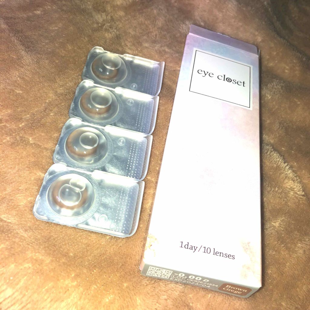 eye closet １day SweetSeries "Girly"（アイクローゼットワンデースウィートシリーズ ガーリー） Brown Grege/EYE CLOSET/ワンデー（１DAY）カラコンを使ったクチコミ（1枚目）