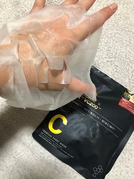 シートマスク ヒト幹細胞×VC200/CICIBELLA/シートマスク・パックを使ったクチコミ(7枚目)