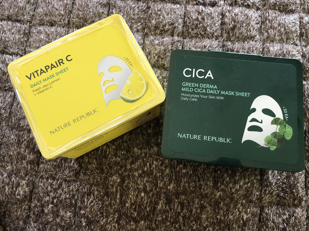 グリーンダーマCICA デイリーシートマスク/ネイチャーリパブリック/シートマスク・パックを使ったクチコミ（2枚目）
