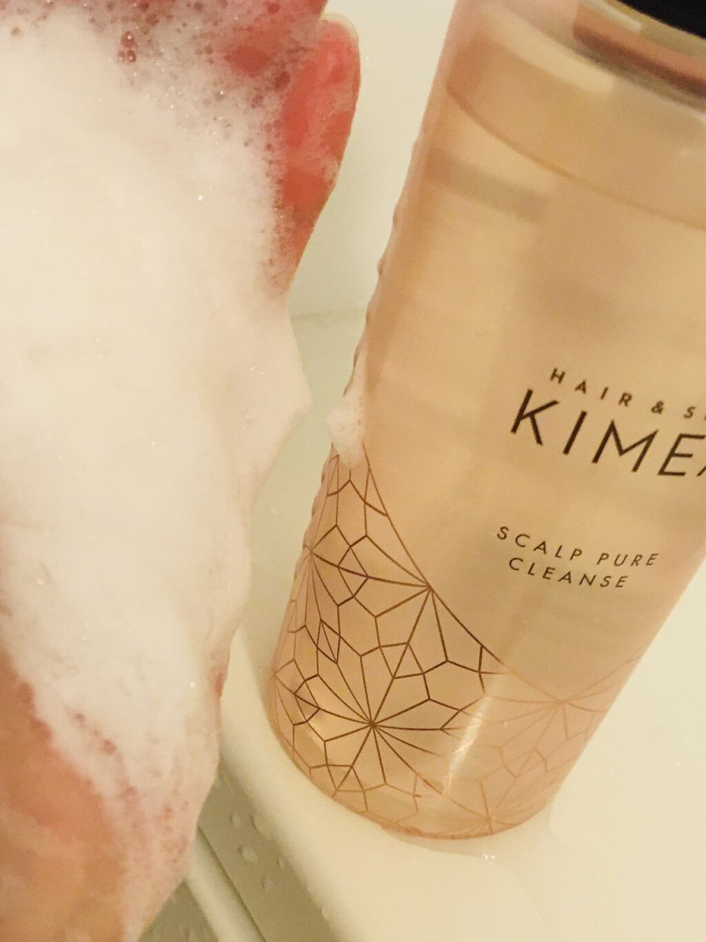 スカルプピュアクレンズ／ヘアモイスチャークリーム/ヘア＆スキン キメア/市販シャンプーを使ったクチコミ（3枚目）