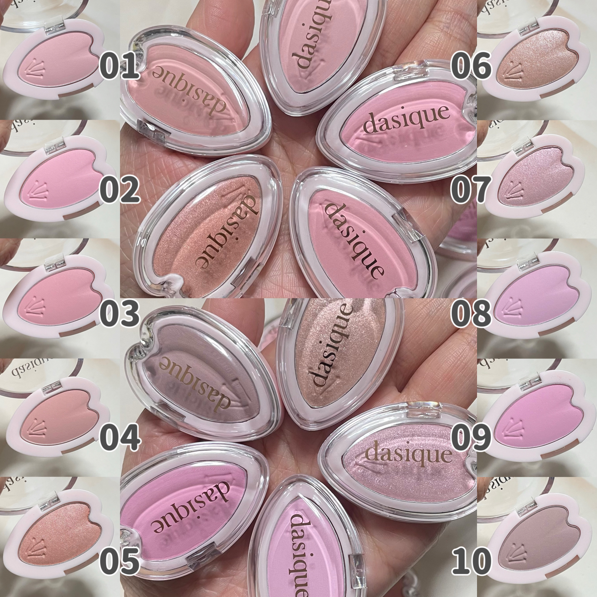 ブルーミングシングルシャドウ/dasique/単色アイシャドウを使ったクチコミ（2枚目）