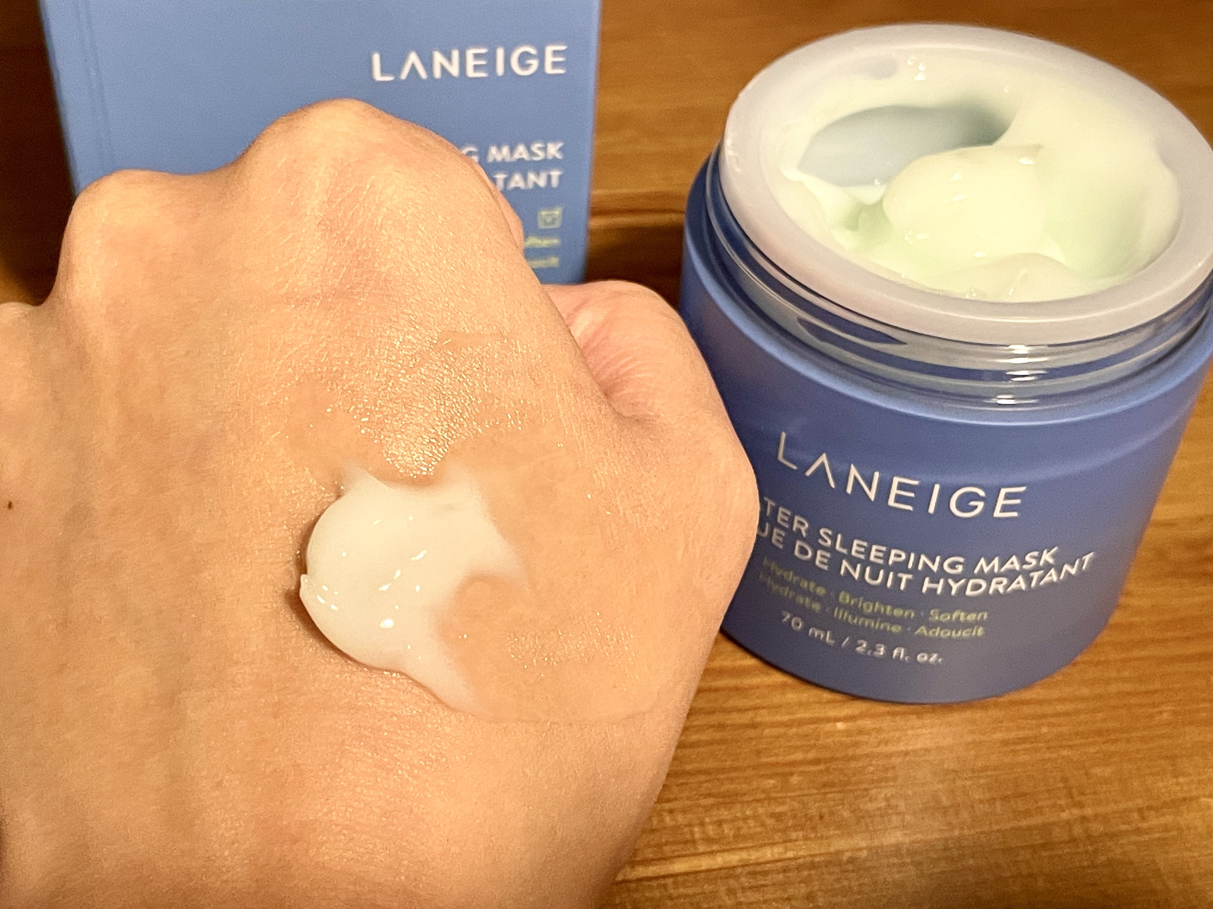 ウォータースリーピングマスク/LANEIGE/フェイスクリームを使ったクチコミ（3枚目）