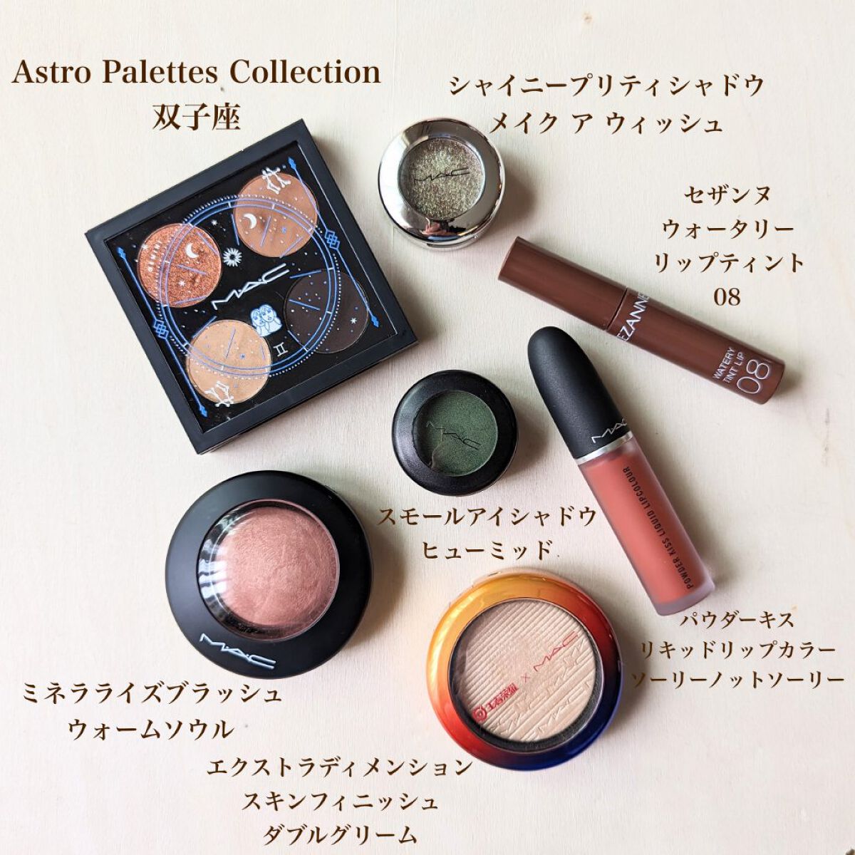 ASTRO PALETTE COLLECTION(アストロ パレット コレクション) 双子座(アイシャドウパレット)/M・A・C/アイシャドウパレットを使ったクチコミ（2枚目）