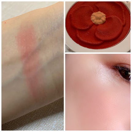 済州 カラーピッカー椿ブルーミングチーク/innisfree/パウダーチークを使ったクチコミ(2枚目)