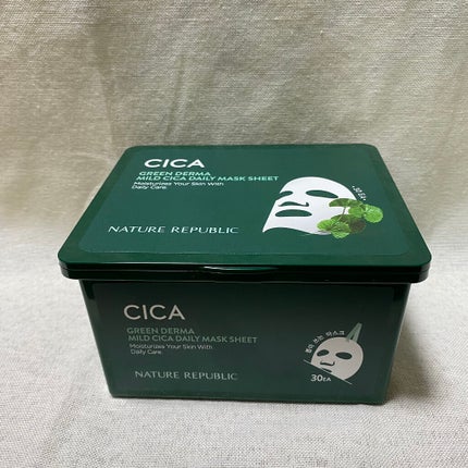 グリーンダーマCICA デイリーシートマスク/ネイチャーリパブリック/シートマスク・パックを使ったクチコミ(1枚目)