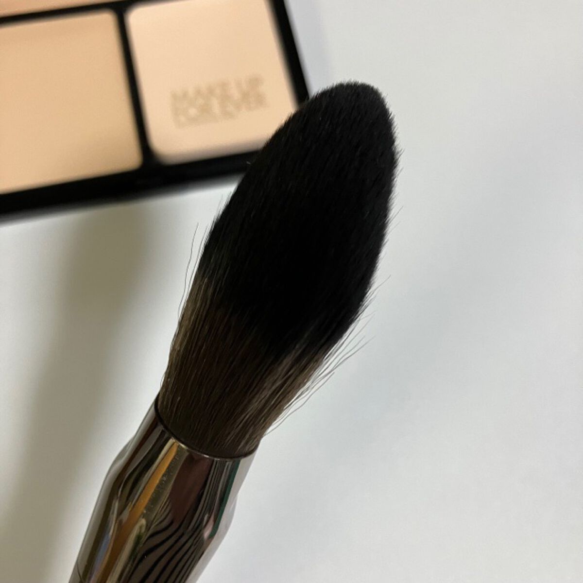 プレシジョンパウダーブラシ 128/MAKE UP FOR EVER/メイクブラシを使ったクチコミ(5枚目)