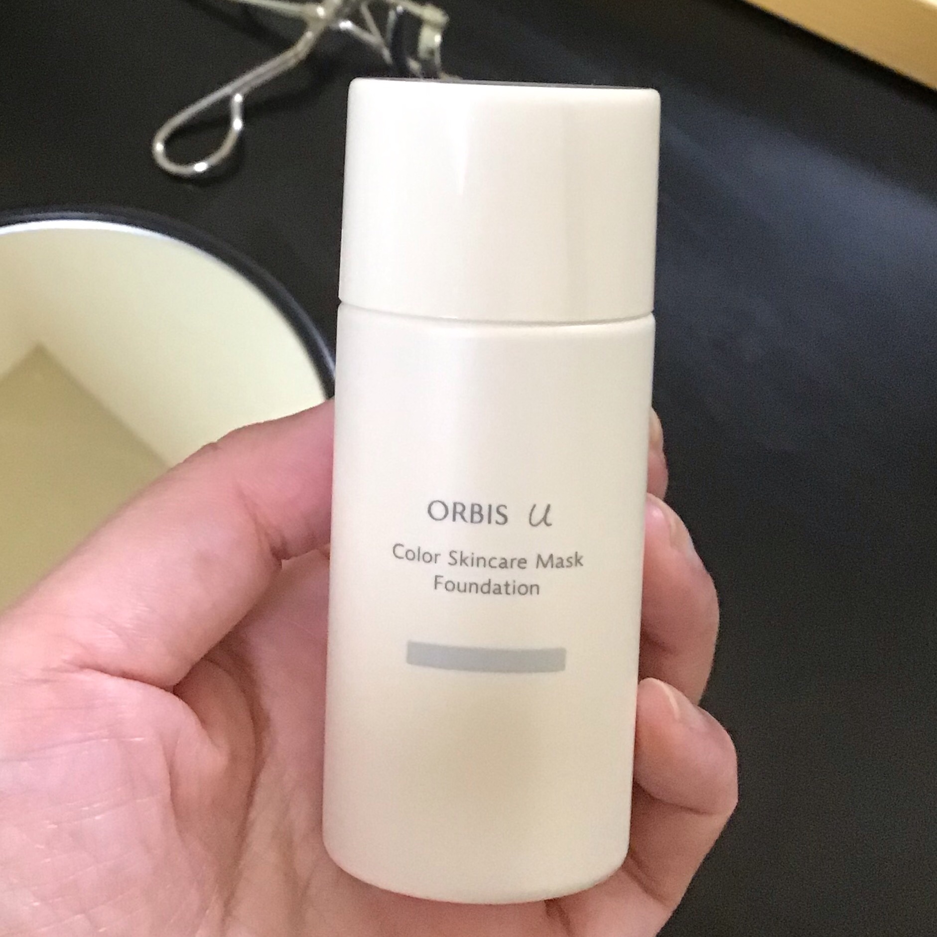 オルビスユー カラースキンケアマスク ファンデーション ナチュラル 02/オルビス/リキッドファンデーションを使ったクチコミ（2枚目）