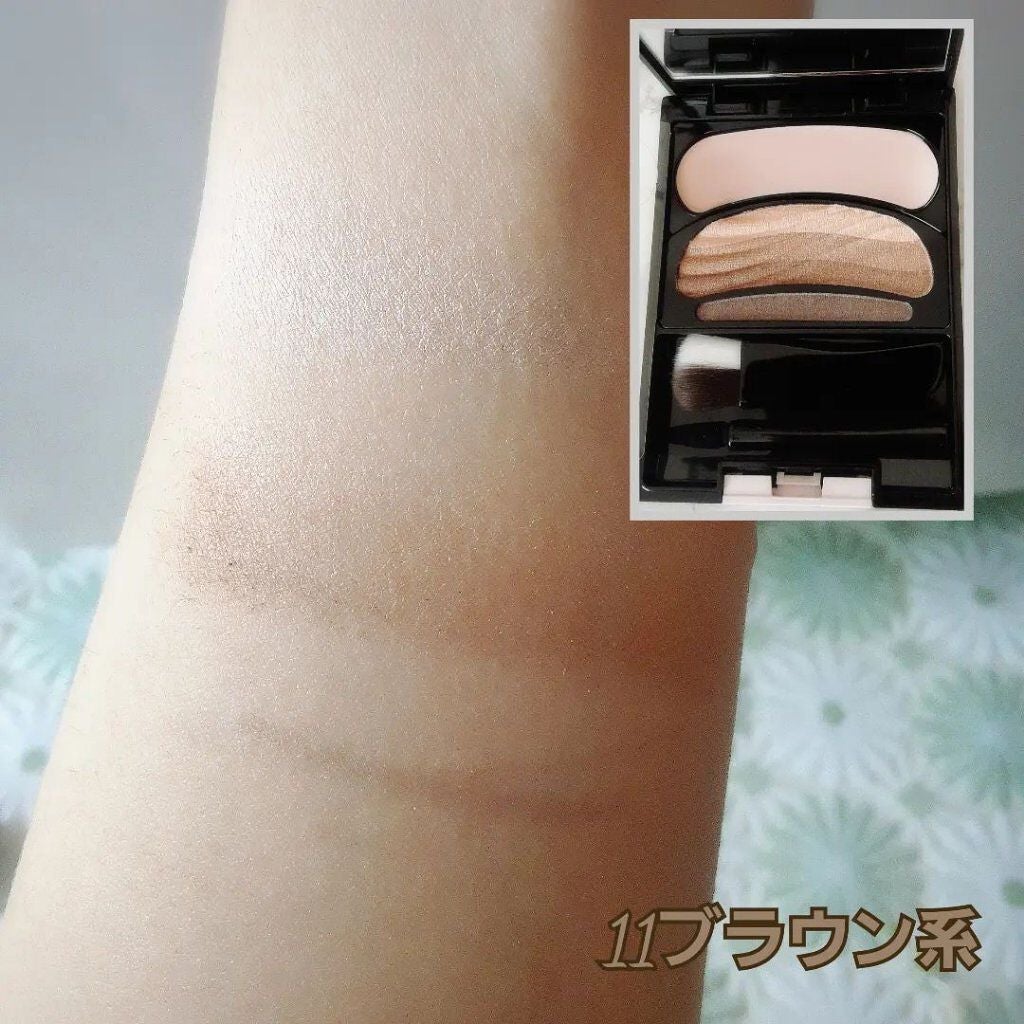 ブラシひと塗りシャドウN/オーブ/アイシャドウパレットを使ったクチコミ(5枚目)