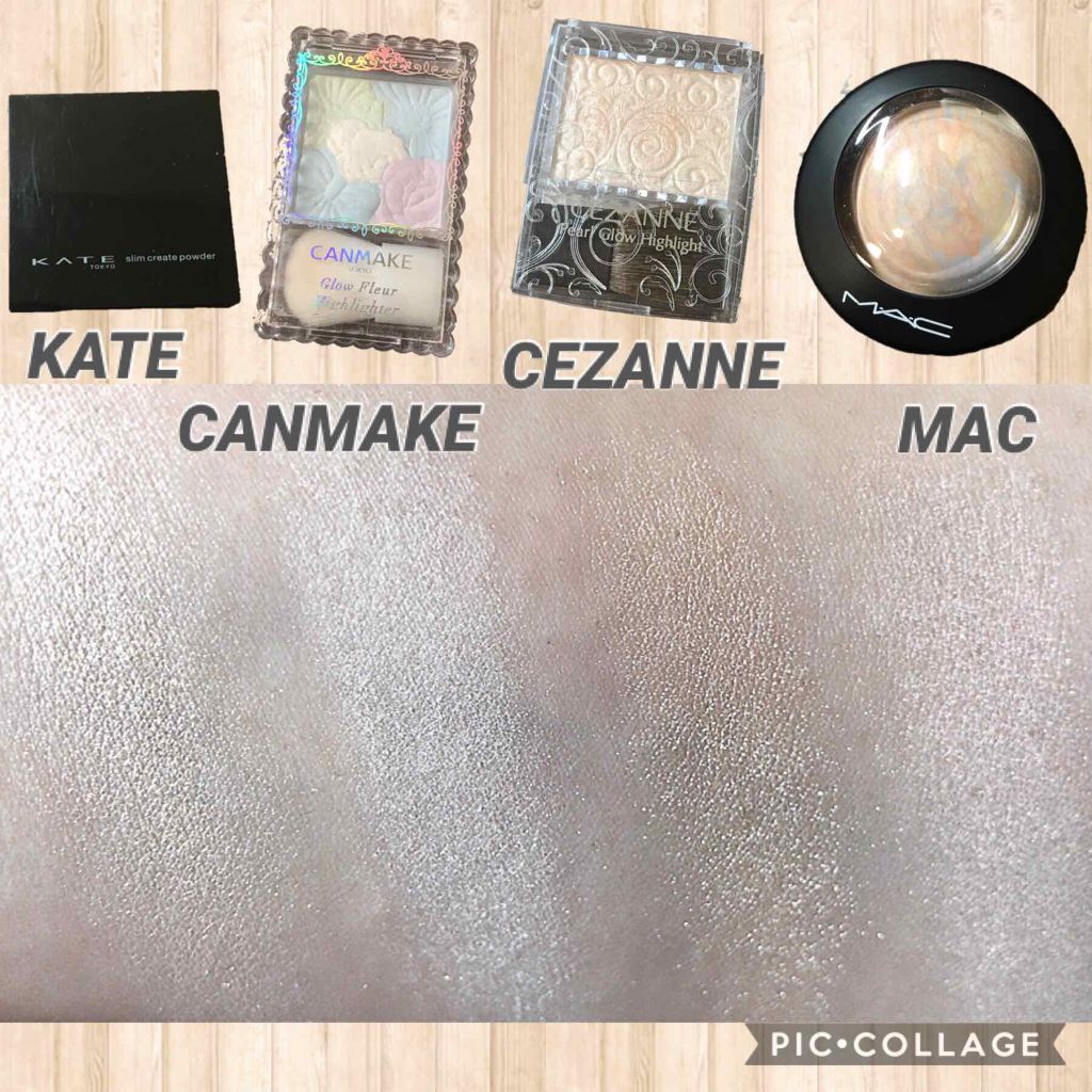 グロウフルールハイライター/キャンメイク/パウダーハイライトを使ったクチコミ(3枚目)