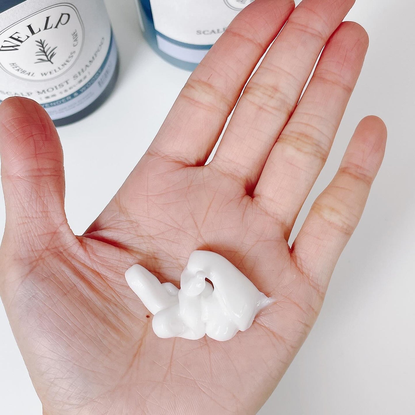 薬用スカルプケアシャンプー/トリートメント モイスト/WELLP/市販シャンプーを使ったクチコミ(4枚目)