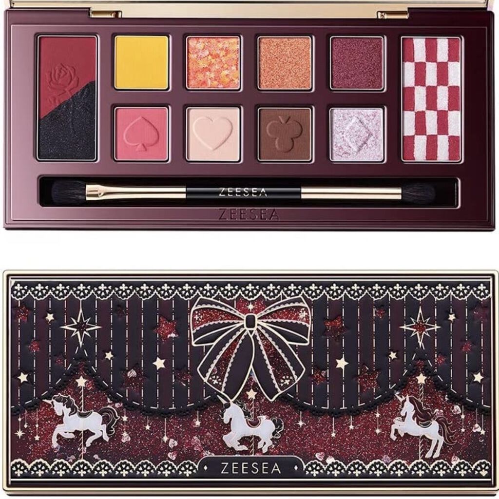 アリスドリームランドシリーズ 12色アイシャドウパレット（ZEESEA×大英博物館）/ZEESEA/アイシャドウパレットを使ったクチコミ（1枚目）