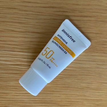 インテンシブ　ロングラスティング　サンスクリーン　EX SPF50+ / PA++++/innisfree/日焼け止め・UVケアを使ったクチコミ（1枚目）