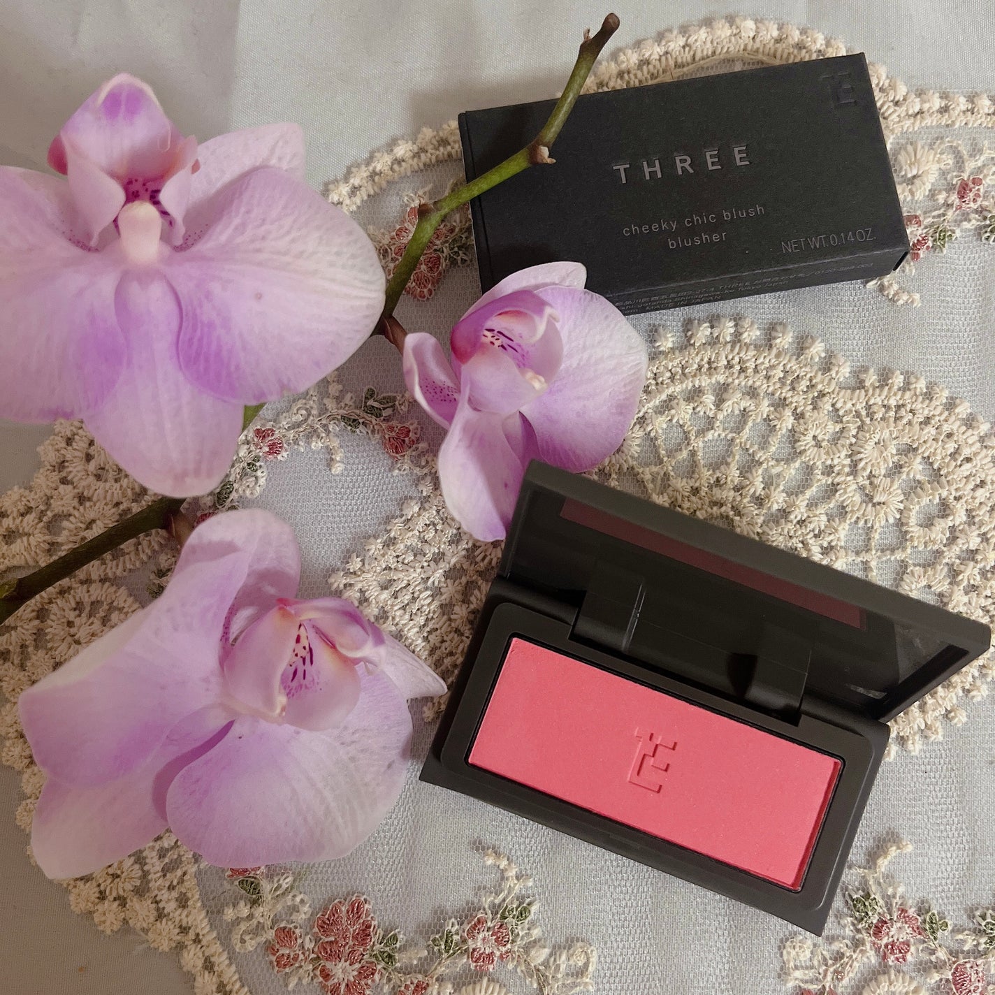 チーキーシークブラッシュ/THREE/パウダーチークを使ったクチコミ(1枚目)