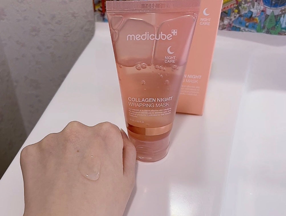 コラーゲンナイトラッピングマスク/MEDICUBE/洗い流すパック・マスクを使ったクチコミ(3枚目)