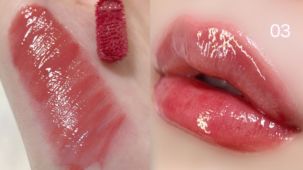 ペリペラ インク ムード グロイ ティント/PERIPERA/リップティントを使ったクチコミ（2枚目）