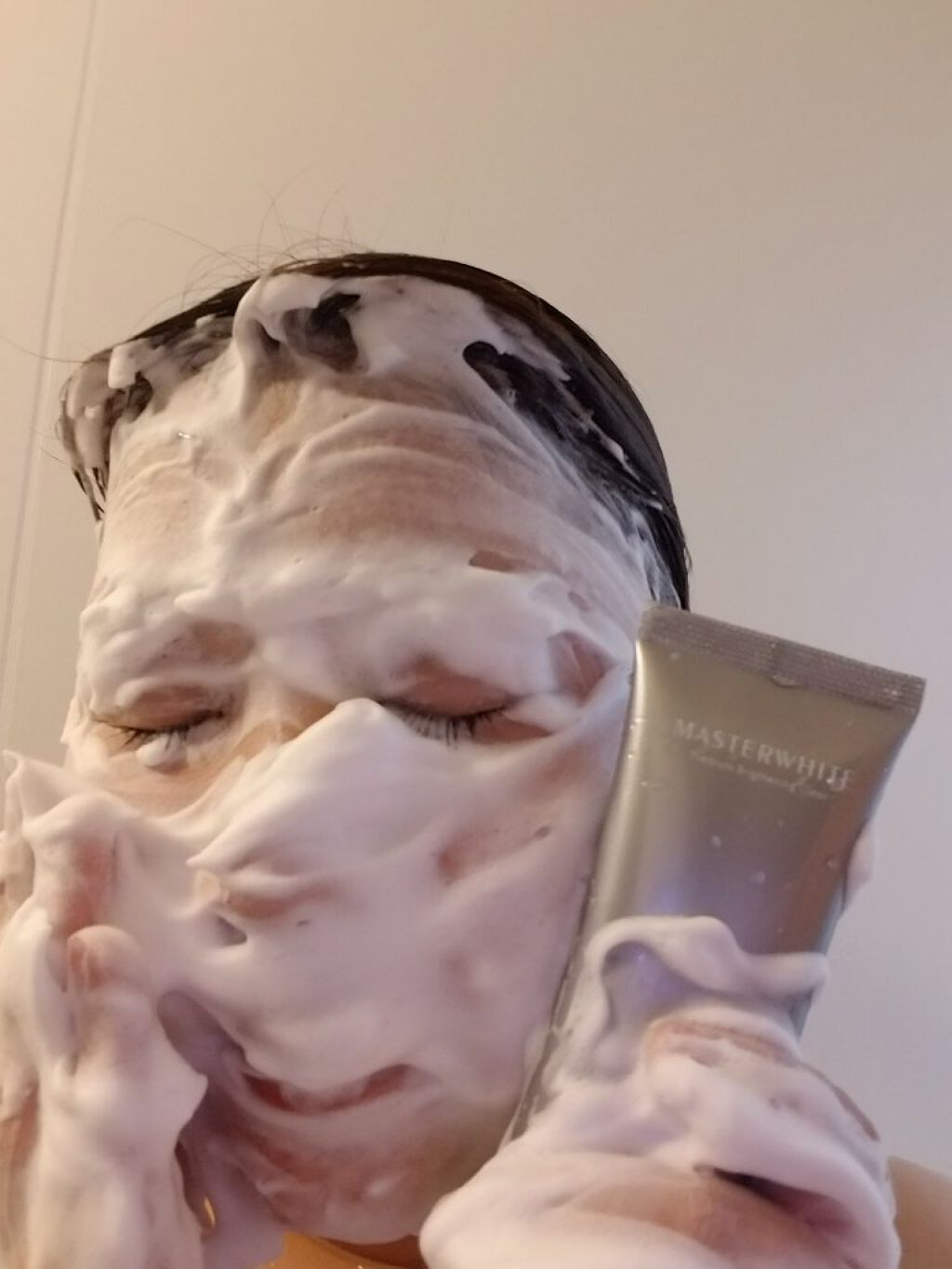 マスターホワイト フェイスソープ/ヴィジョンステイト/洗顔フォームを使ったクチコミ(4枚目)