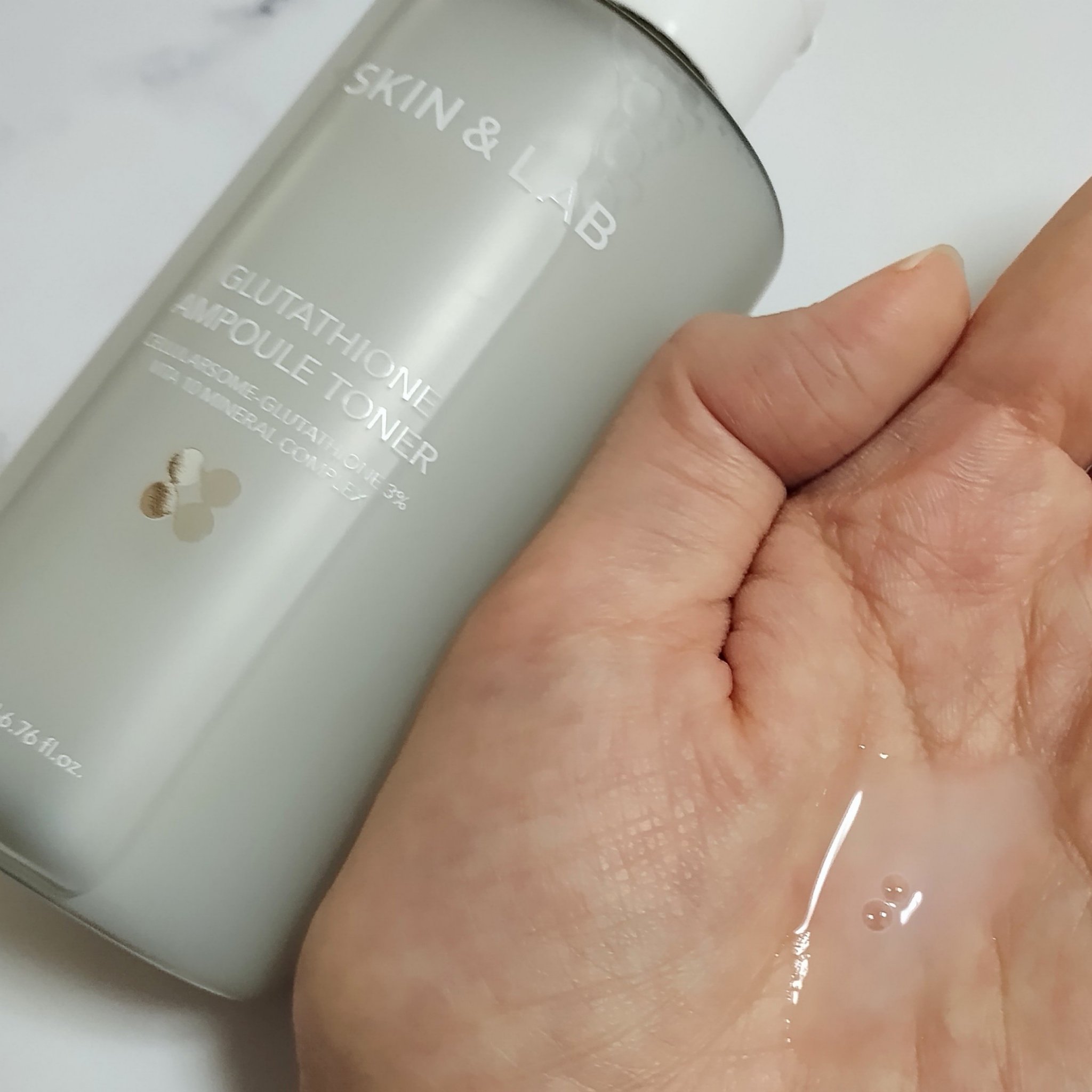 グルタチオンアンプルトナー/SKIN&LAB/化粧水を使ったクチコミ（3枚目）