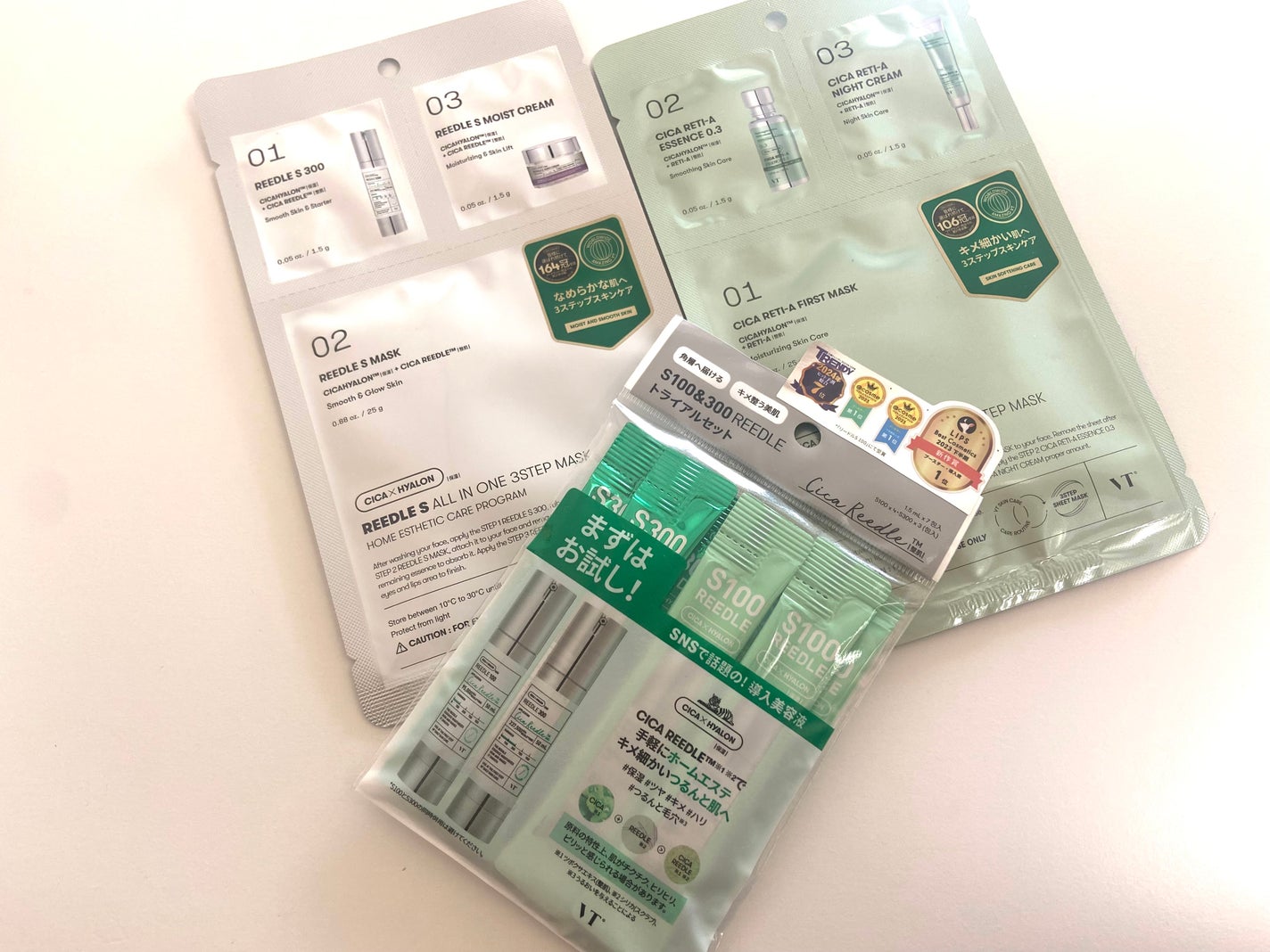 リードルショットオールインワン3ステップマスク/VT/シートマスク・パックを使ったクチコミ(1枚目)