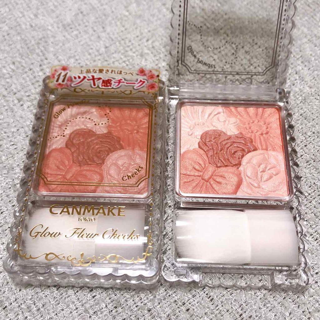 グロウフルールチークス/キャンメイク/パウダーチークを使ったクチコミ(2枚目)