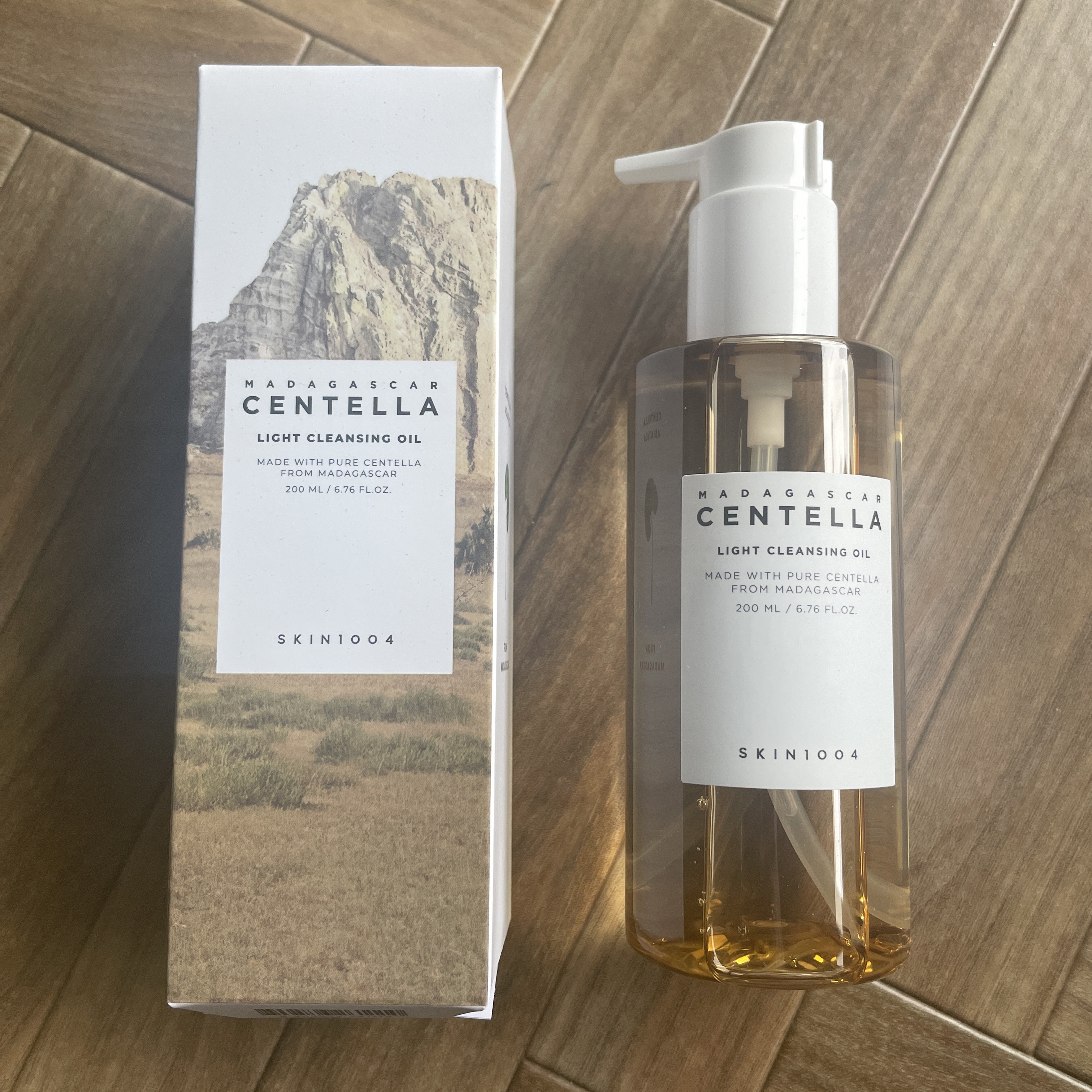 センテラ ライトクレンジングオイル/SKIN1004/オイルクレンジングを使ったクチコミ（1枚目）
