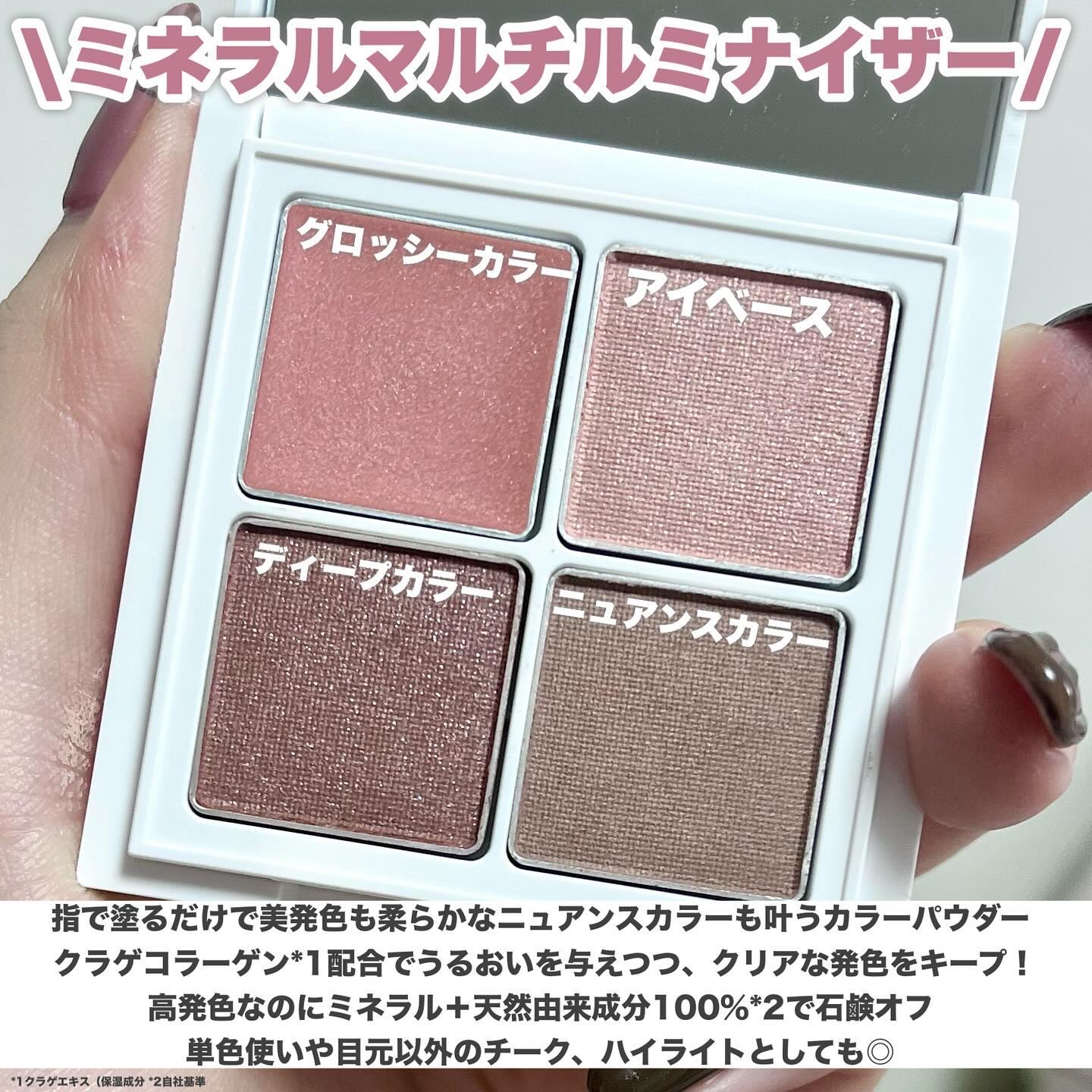 ミネラルマルチルミナイザー/SUIKO HATSUCURE/スティックハイライトを使ったクチコミ（3枚目）